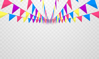 flag colorful concept design template holiday Happy Day, background Celebration Vector illustration.