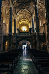 Obraz premium church inside in belem lisbon