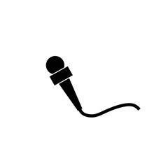 Microphone icon illustration design
