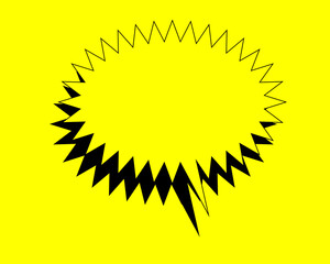 Quote speach bubble template