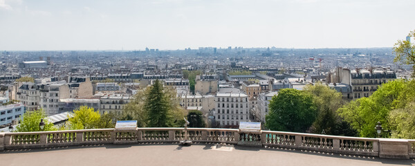 Paris, panorama from Montmartre