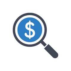Money search icon