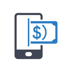 Mobile banking icon