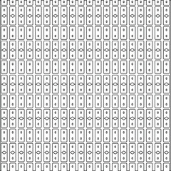  Geometric vector pattern with triangular elements. Seamless abstract ornament for wallpapers and backgrounds. Black and white colors. 