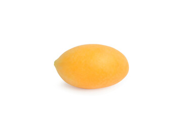 maprang fruit , marian plum, or plum mango isolated on white background.
