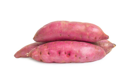 sweet potato isolate on the white background.
