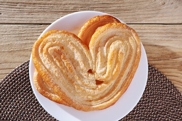 French palmier cookies