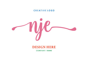 NJE lettering logo is simple, easy to understand and authoritative