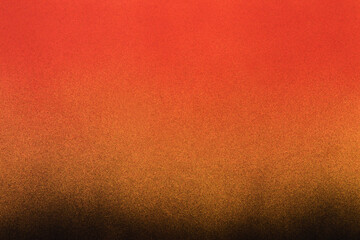 black and red spray paint on a yellow colored paper background