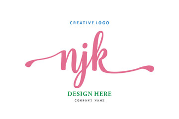 NJK lettering logo is simple, easy to understand and authoritative