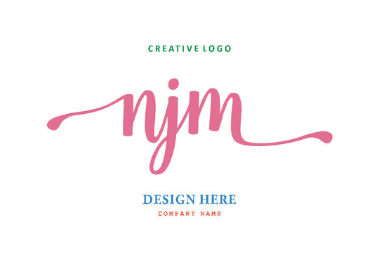 NJM lettering logo is simple, easy to understand and authoritative