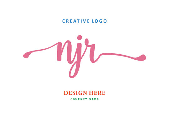 NJR lettering logo is simple, easy to understand and authoritative