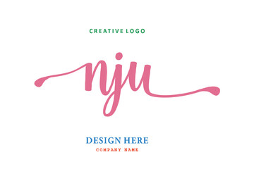 NJU lettering logo is simple, easy to understand and authoritative