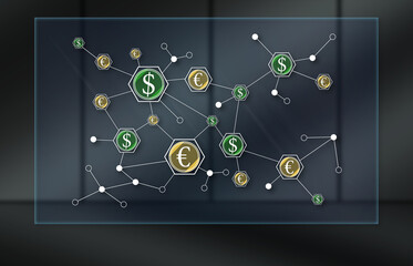 Concept of currency exchange