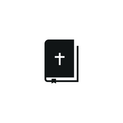 Bible icon isolated on white background