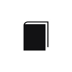 book icon, stock illustration flat design style