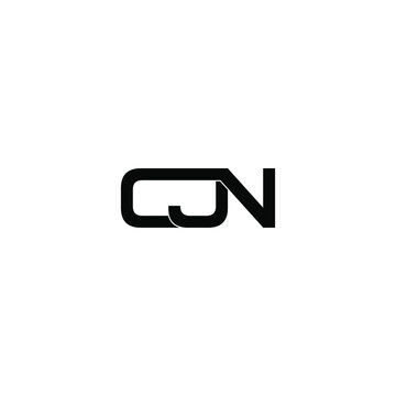 cjn letter original monogram logo design