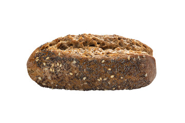 Homemade Traditional Bread Isolated on White Background