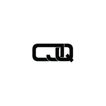 cjq letter original monogram logo design