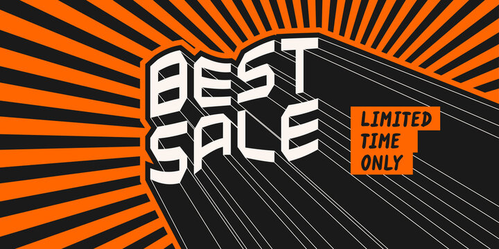 Sale banner. Modern backgrounds with abstract elements and dynamic shapes. Template for design and creative ideas.