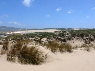 Vues de sable en bord de mer