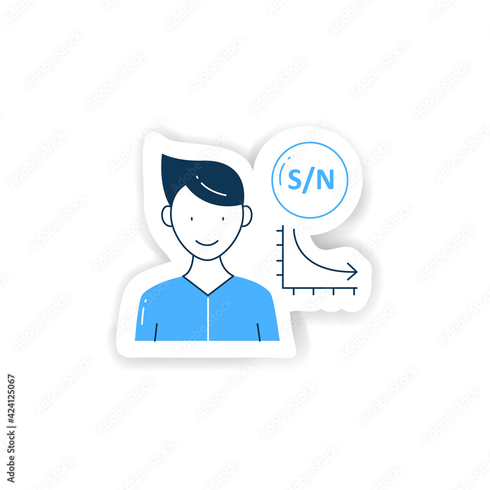 Poster low signal sticker icon. low signal to noise ratio. minimum level to establish connections badge for