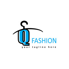 illustration of minimalist botique logo design . the elegant hanger icon