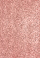 Crumpled paper - Textured pink-red watercolor solid background for design, graphic, art, layouts, banners and templates