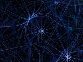 Abstract Illustration of Modern Fractal Background