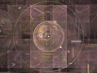 Abstract Illustration of Modern Fractal Background