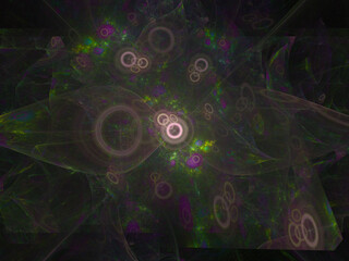 Abstract Illustration of Modern Fractal Background