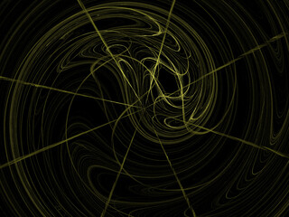 Abstract Illustration of Modern Fractal Background