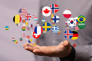 Globe International World Flags.