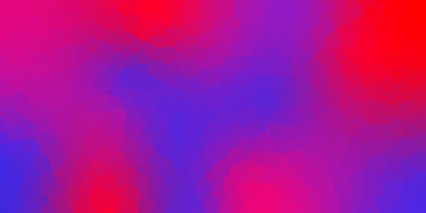 Obraz premium Abstract crystallize bright gradient purple blue pink red colored blurred background.