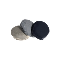 Elegant hats for man for all seasons. Studio shoot.