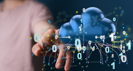 Ui of Cloud Computing Technology Internet Storage Network Concept