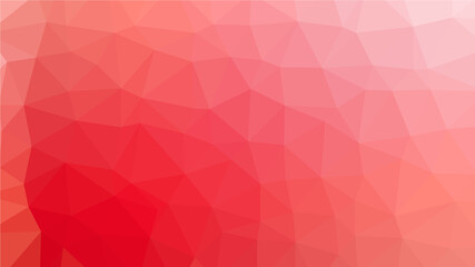 Obraz premium Red polygon pattern. Low poly design 