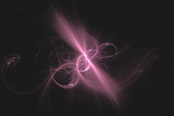 Abstract Illustration of Modern Fractal Background