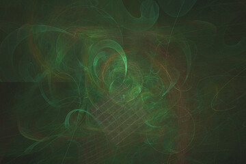 Abstract Illustration of Modern Fractal Background