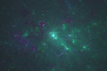 Abstract Illustration of Modern Fractal Background