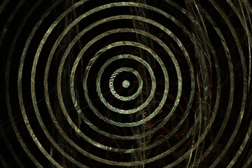 Abstract Illustration of Modern Fractal Background