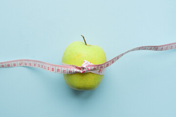 Weight loss and healthy eating concept