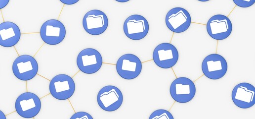 data network 3d digital info