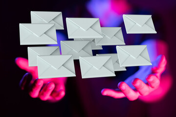 Email Inbox Electronic Communication Graphics Concept