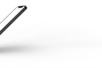 phone 3d illustration mockup smartphone isolated