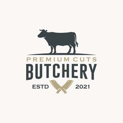 Butchery Logo Design Template