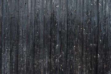Fototapeta na wymiar 焼杉の黒い板塀