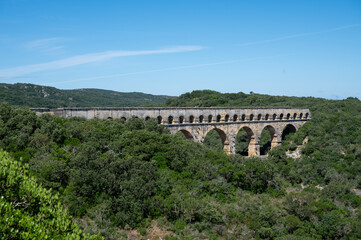 Pont du Gard dans le sud de la France