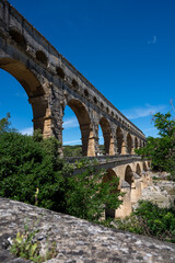 Obraz premium Pont du Gard dans le sud de la France
