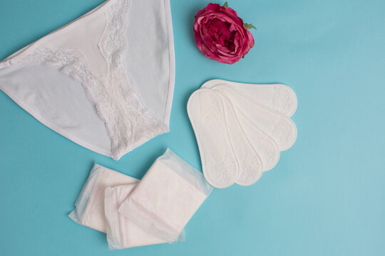 Comfortable woman's panties and period pads